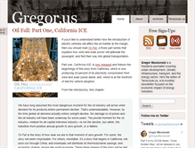 Tablet Screenshot of gregor.us